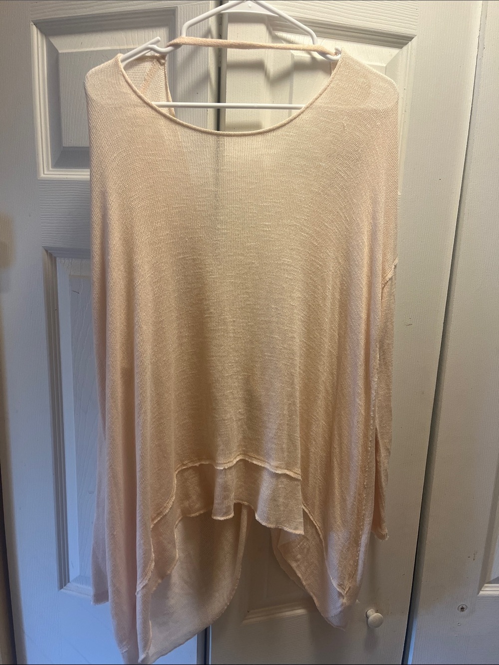 We The Free Lightweight Peach Tunic Top